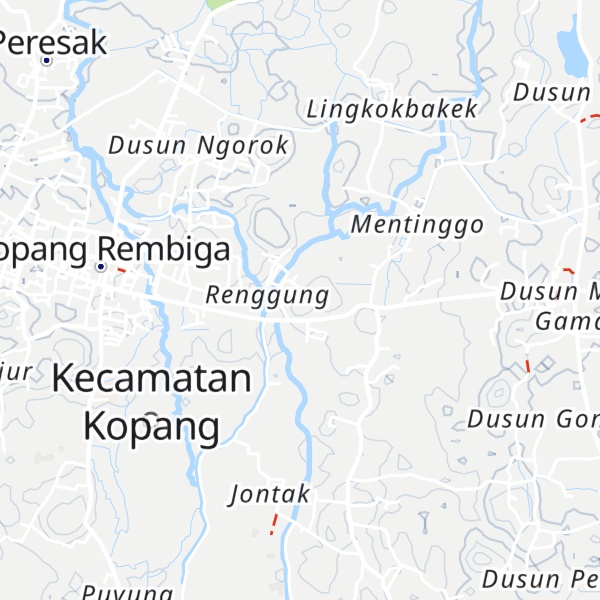 Map of Bukit Renggung