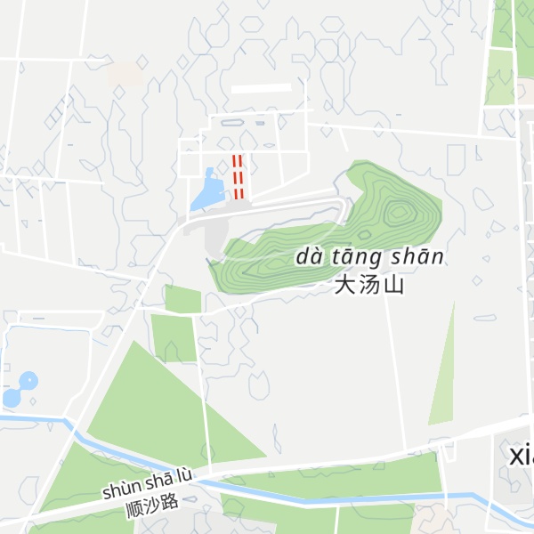Map of Dà Tāng Shān