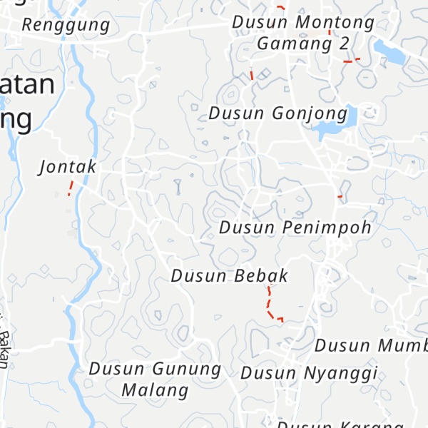 Map of Bukit Penganta