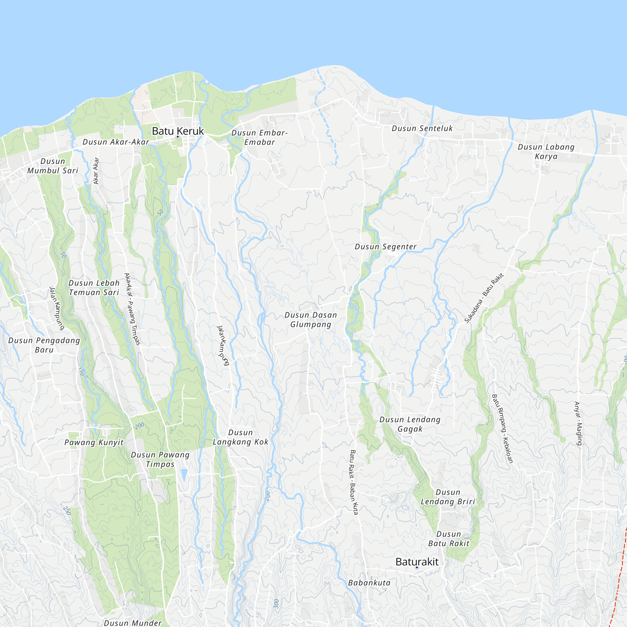 Rumah Adat Desa Akar-Akar map