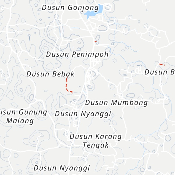 Map of Bukit Penang
