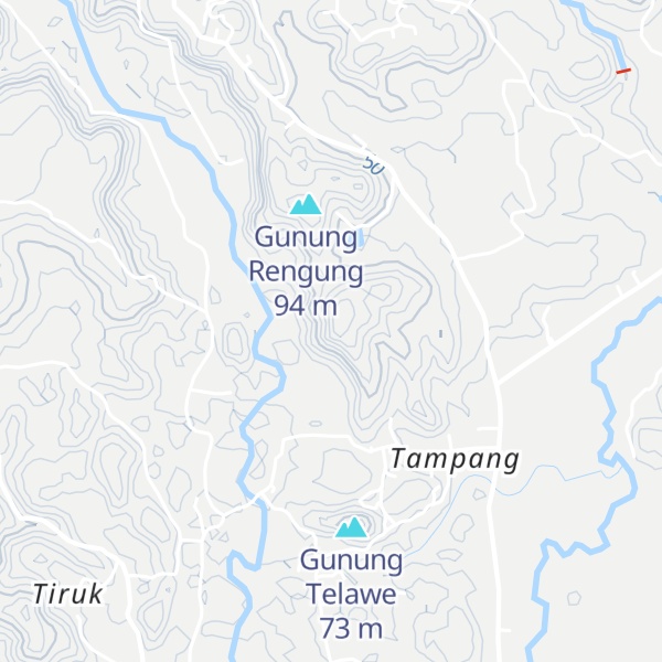 Map of Gunung Solong