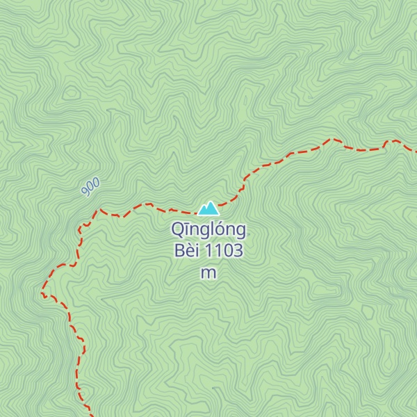 Map of Qīnglóng Bèi