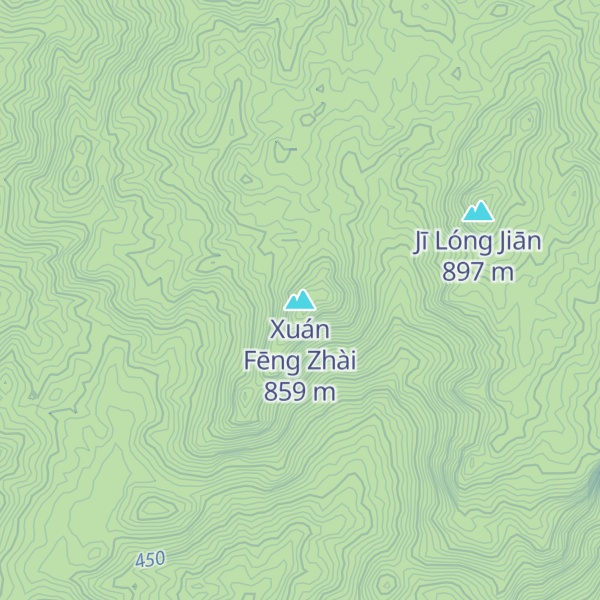Map of Xuán Fēng Zhài