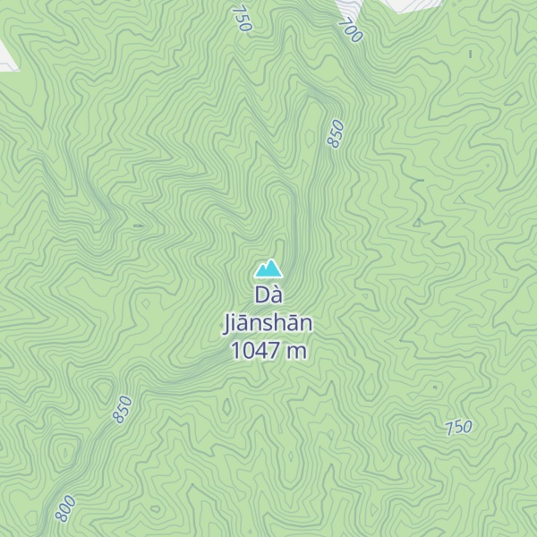 Map of Dà Jiānshān