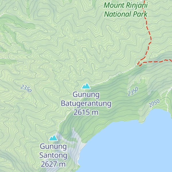 Map of Gunung Batugerantung
