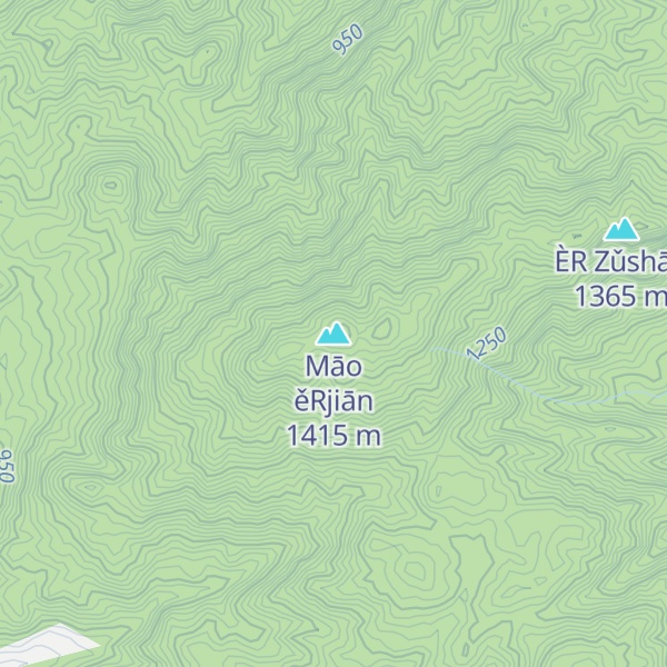 Map of Māo ěRjiān