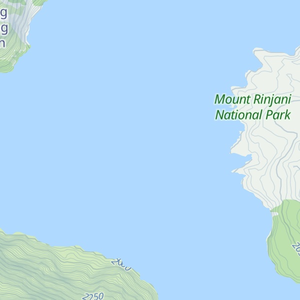 Map of Gunung Samalas (Rinjani Purba)