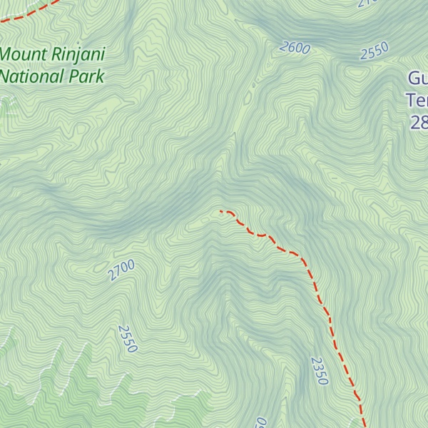 Map of Gunung Timanuk