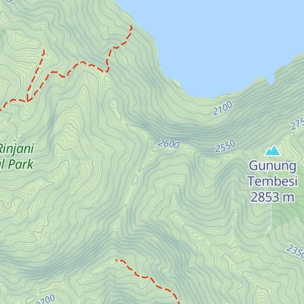Map of Gunung Kondo