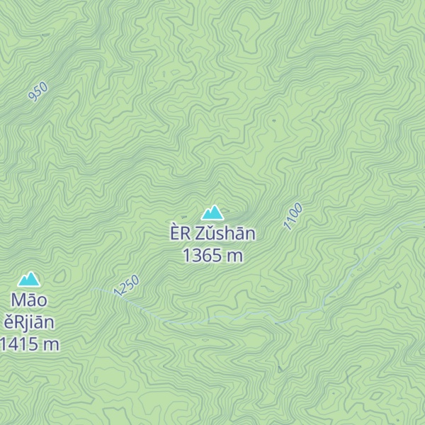 Map of ÈR Zǔshān