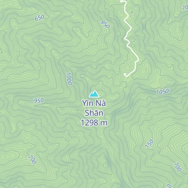 Map of Yīn Nà Shān