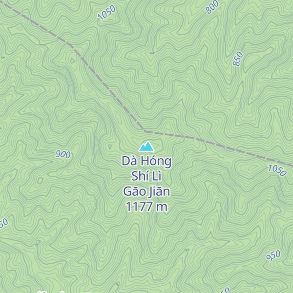 Map of Dà Hóng Shí Lì Gāo Jiān