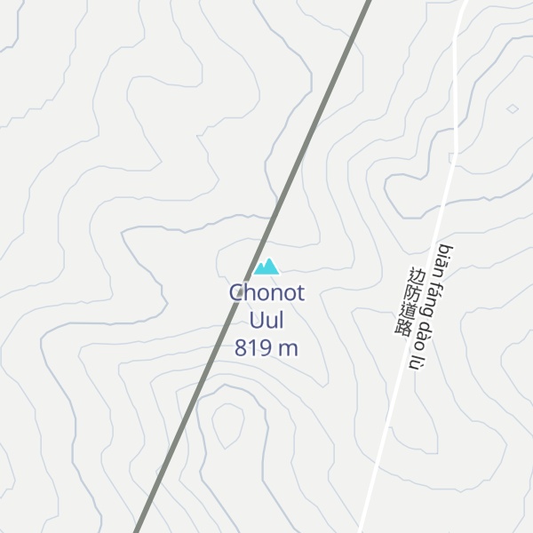 Map of Chonot Uul