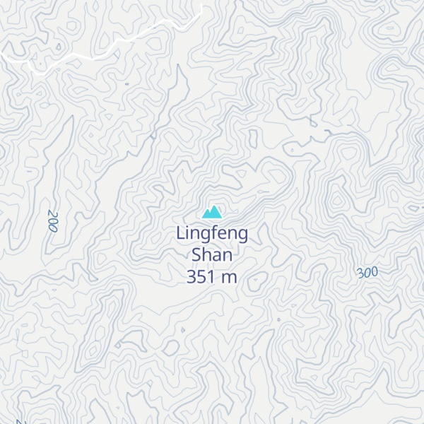 Map of Lingfeng Shan