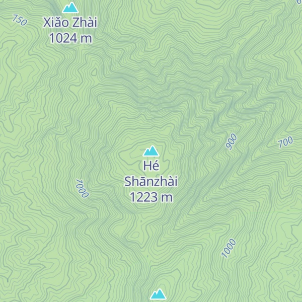 Map of Hé Shānzhài