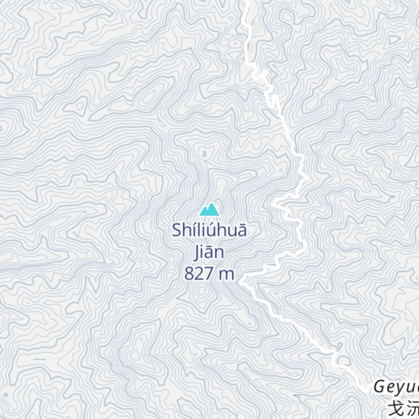Map of Shíliúhuā Jiān