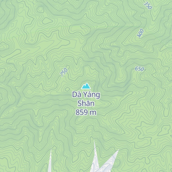 Map of Dà Yáng Shān