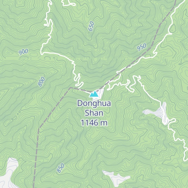 Map of Donghua Shan