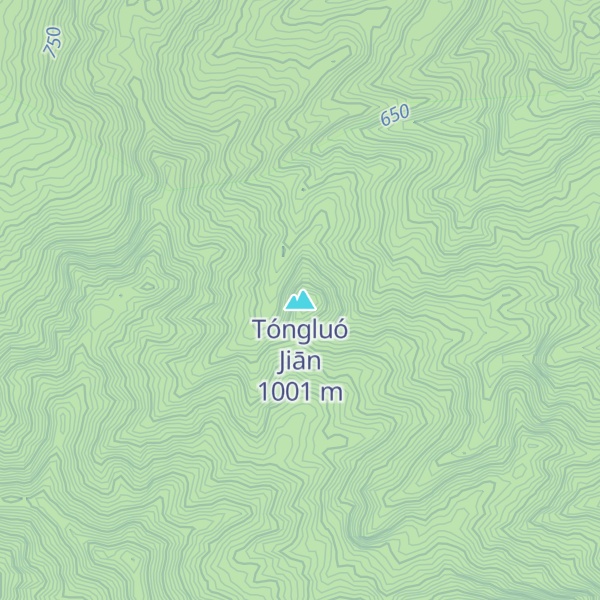 Map of Tóngluó Jiān