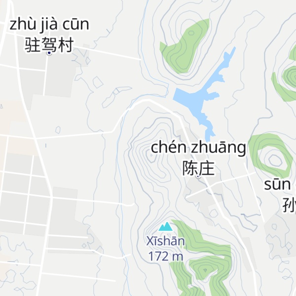 Map of Huángshān