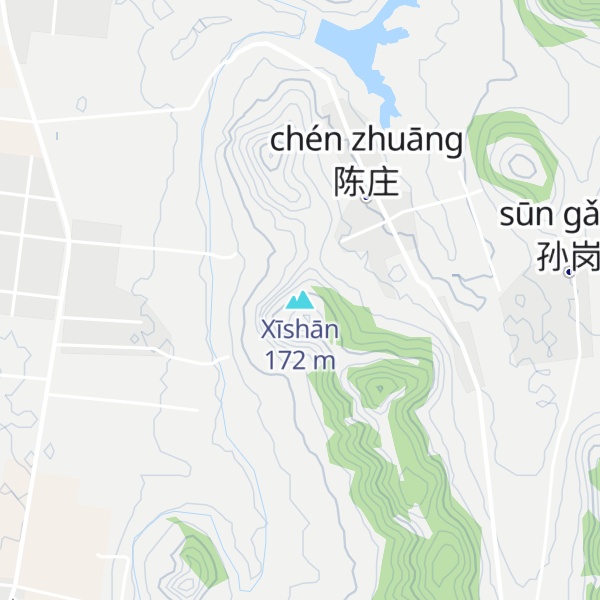 Map of Xīshān