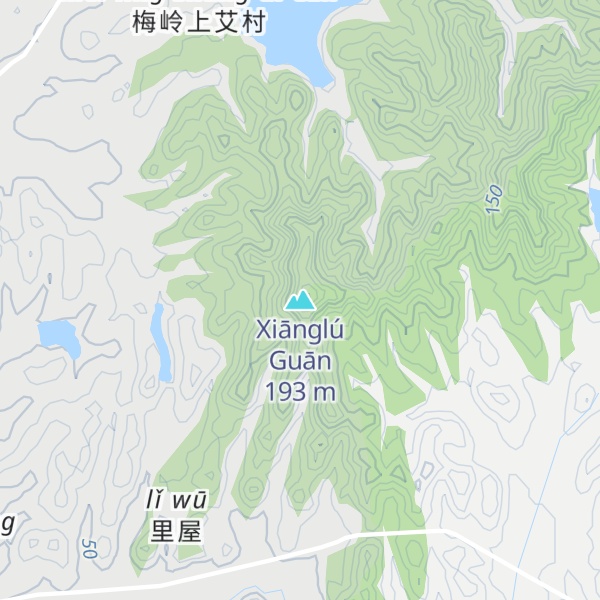 Map of Xiānglú Guān