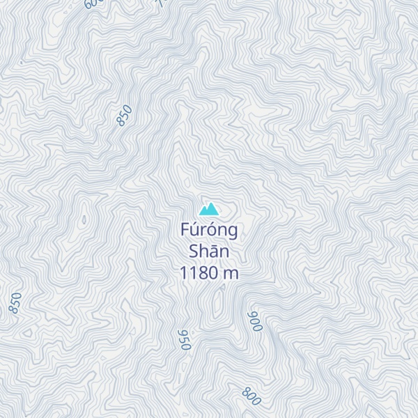 Map of Fúróng Shān