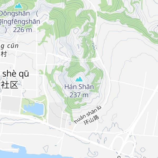 Map of Hán Shān