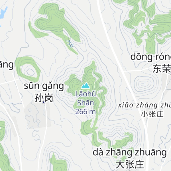 Map of Lǎohǔ Shān