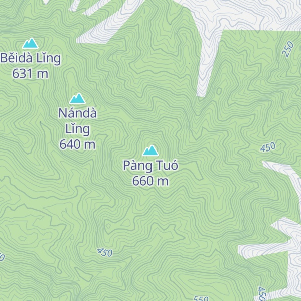 Map of Pàng Tuó