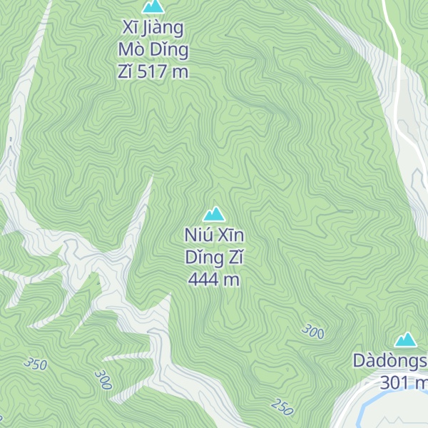 Map of Niú Xīn Dǐng Zǐ
