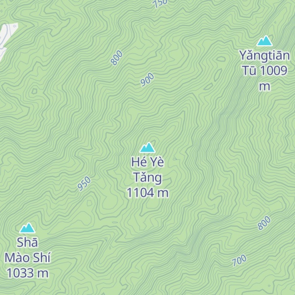 Map of Hé Yè Tǎng