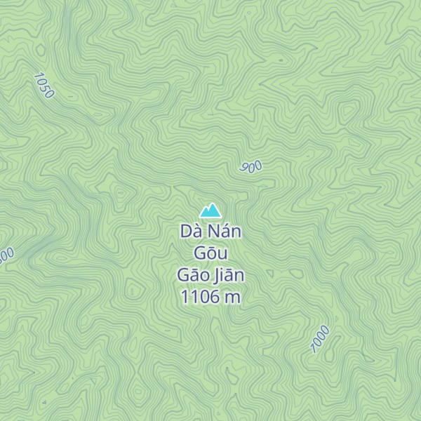 Map of Dà Nán Gōu Gāo Jiān