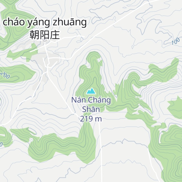 Map of Nán Cháng Shān
