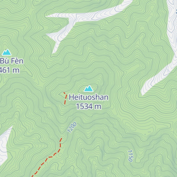 Map of Heituoshan