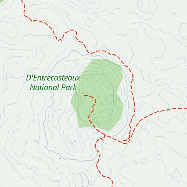 Map of Mount Pingerup