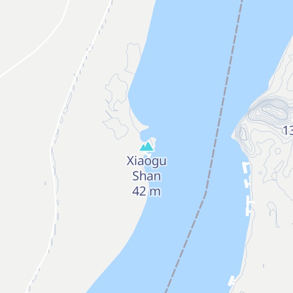 Map of Xiaogu Shan