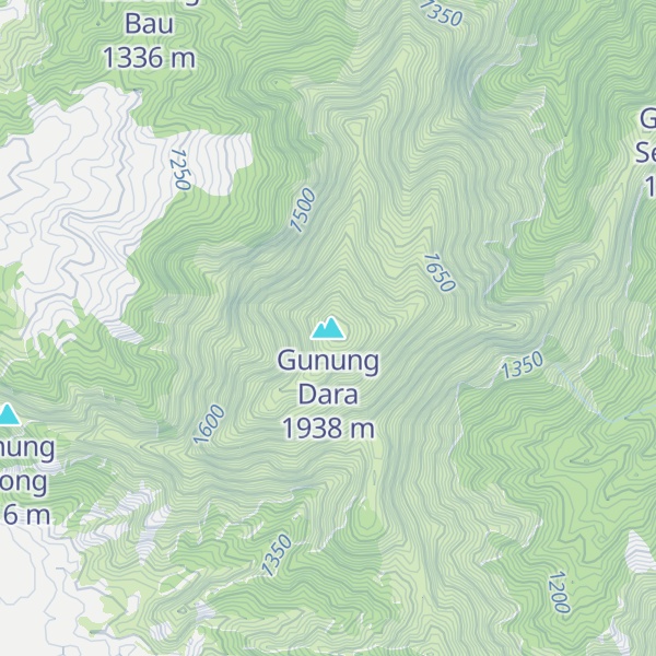 Map of Gunung Dara