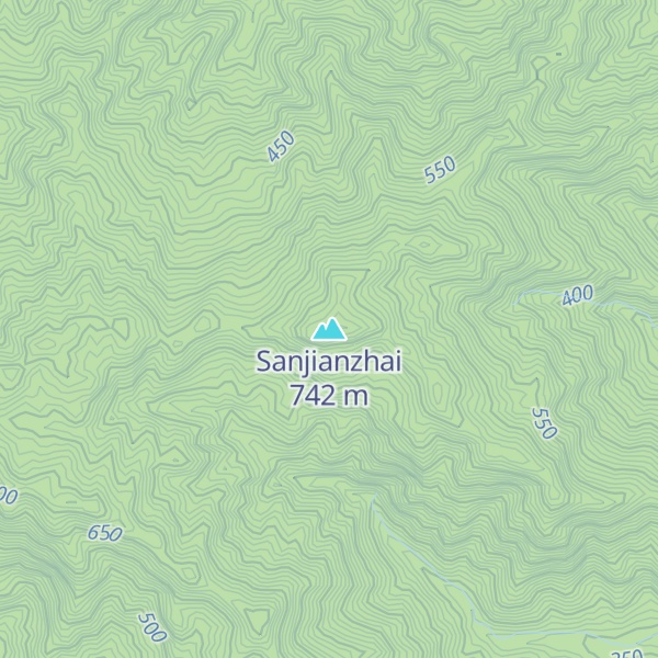 Map of Sanjianzhai