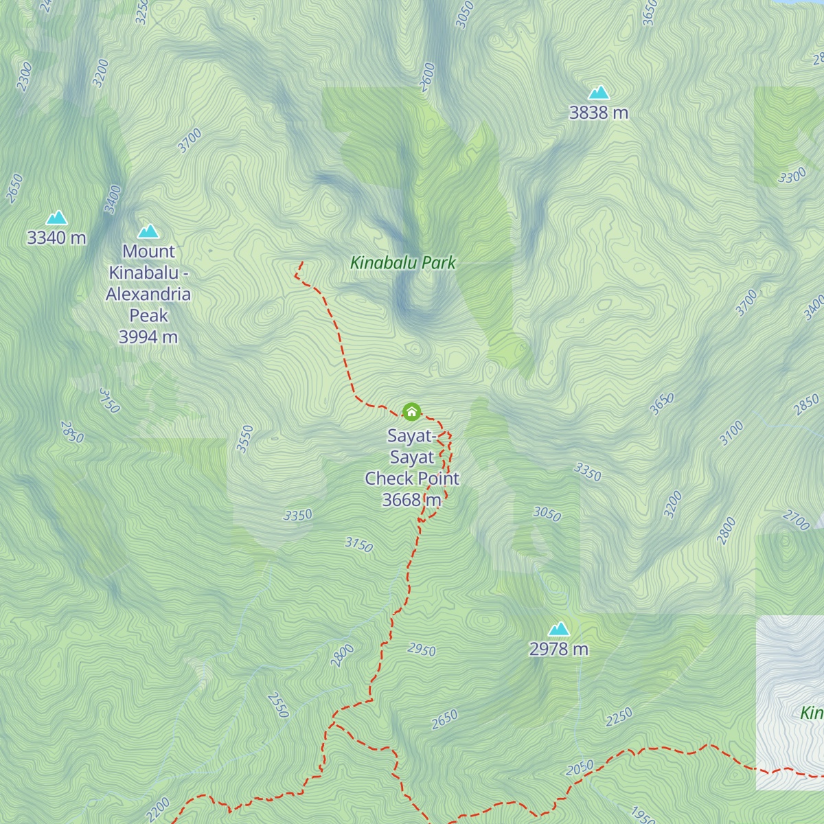 Sayat-Sayat Check Point map