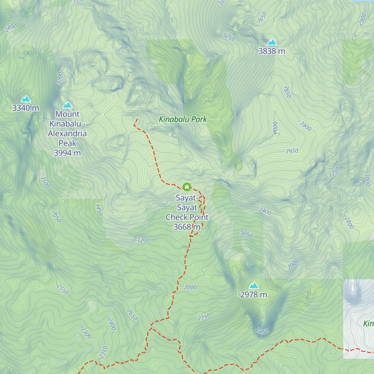 Sayat-Sayat Check Point map