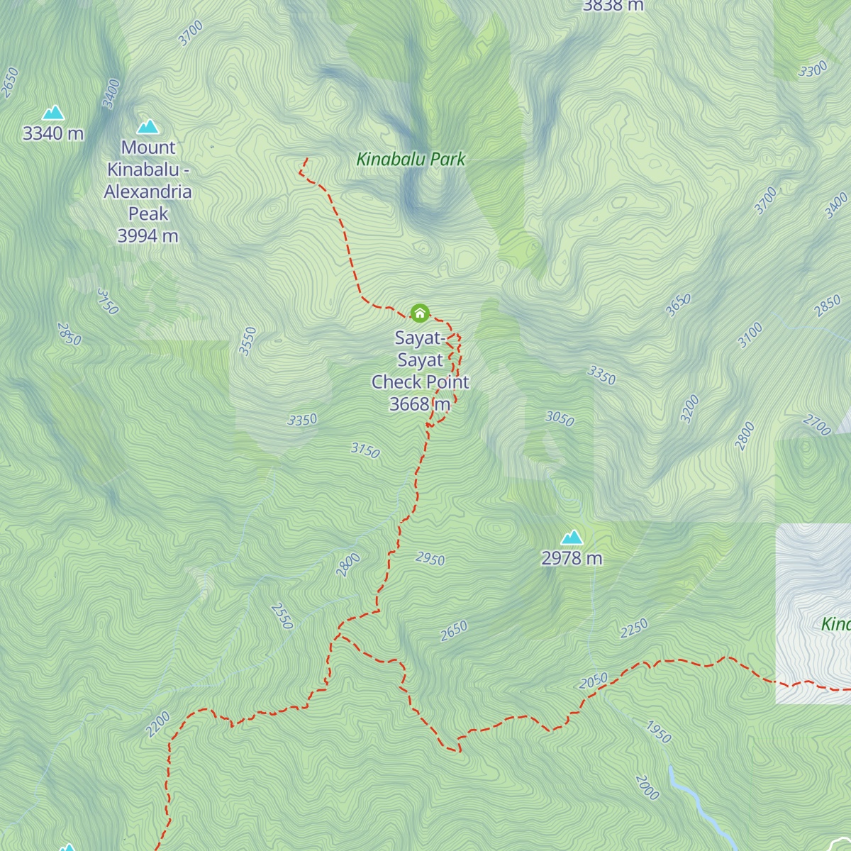 Laban Rata map