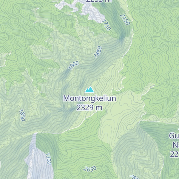 Map of Montongkeliun