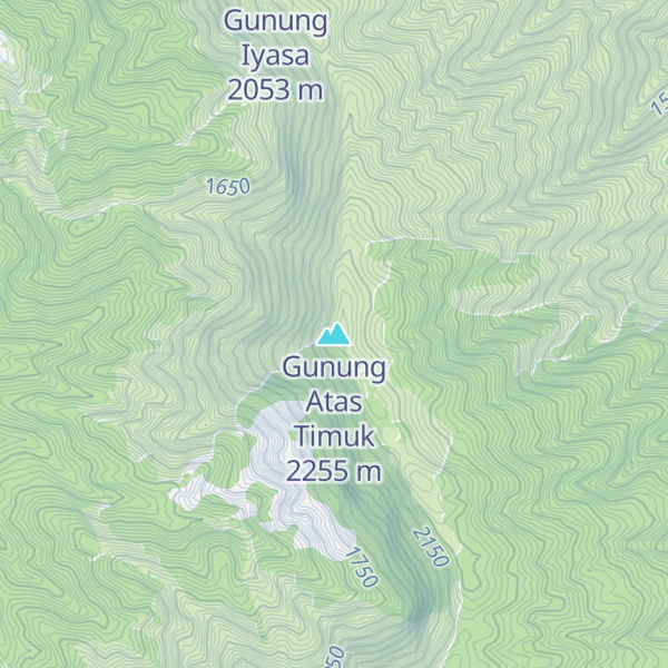 Map of Gunung Atas Timuk