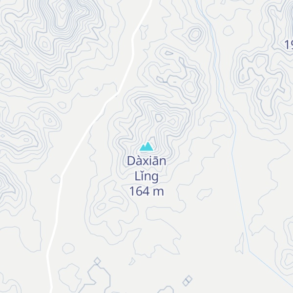 Map of Dàxiān Lǐng