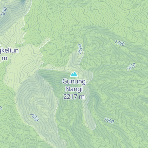 Map of Gunung Nangi