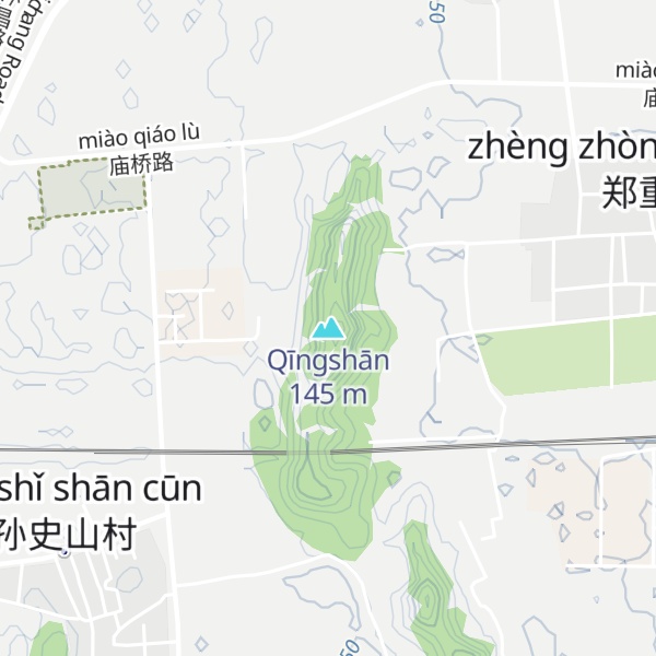 Map of Qīngshān