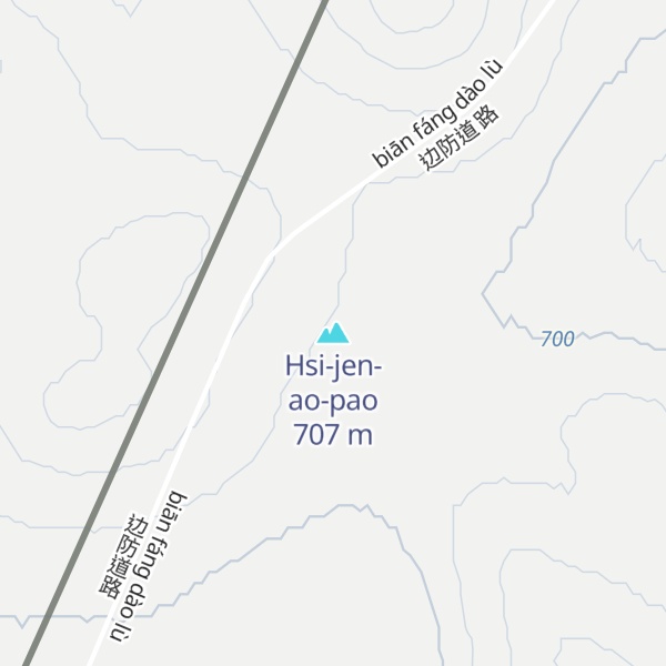 Map of Hsi-jen-ao-pao