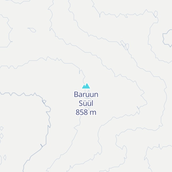 Map of Baruun Süül